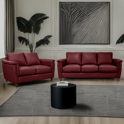 Rambrij Genuine Leather Living Room Set