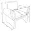 Fauteuil Whitney