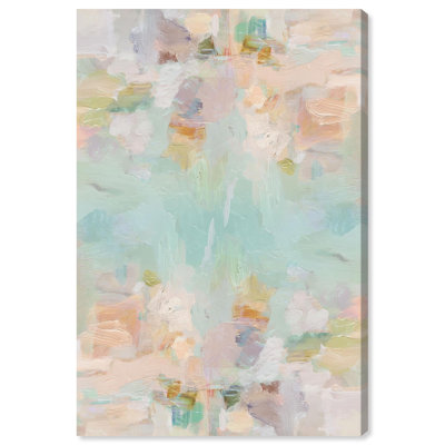 Expressive Swirls Canvas Green Abstract Art by Art Remedy