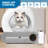 Self-cleaning Smart Cat Litter Box With Liner, Automatic Scooping & Odor Removal, App Control, 2.4g Wifi Support