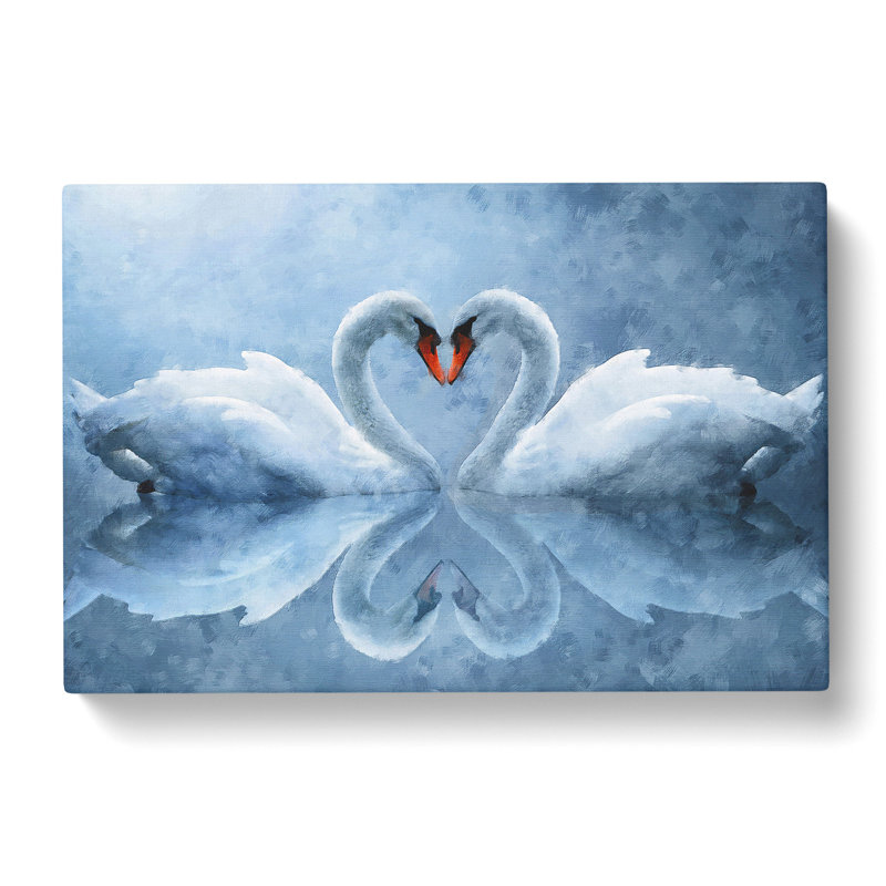 White Swan Vol.3 - Wrapped Canvas Print, 35cm H x 50cm W x 3cm D