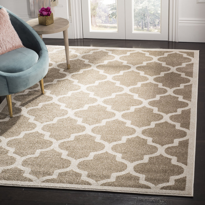 Tapis géométrique Daneya Performance, Rectangle 4 pi x 6 pi 1 po