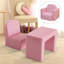 Ensemble de table et chaises convertibles 2-en-1 pour enfants pour salle de jeux-1828612944