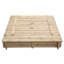 Children's Wooden Sandpit with Fold-Down Benches
