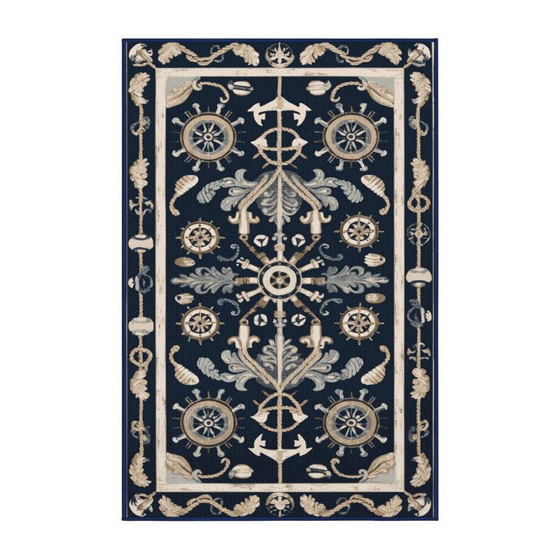 Tapis lavable Coastal Victorian Plus, Rectangle 4pi x 6 pi