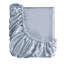 Drap-housse très grand de luxe en satin à 100% - très froissé, doux pour la peau et les cheveux, avec 1 drap-housse plat, 4 taies d'oreiller 6 pièces