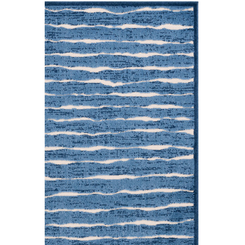 Tapis intérieur / extérieur en polypropylène tissé à la machine Bergin, Tapis de couloir 2 pi 3 po x 8 pi