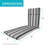 Rohando Stripe Outdoor/Indoor Chaise Lounge Chair Cushion For Patio Furniture, 22" X 76" X 3"-1302253716
