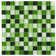 Glare 1" x 1" Glass Grid Mosaic Tile