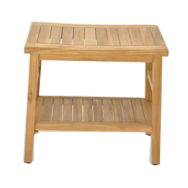 Whitman 24'' W Teak Shower Bench
