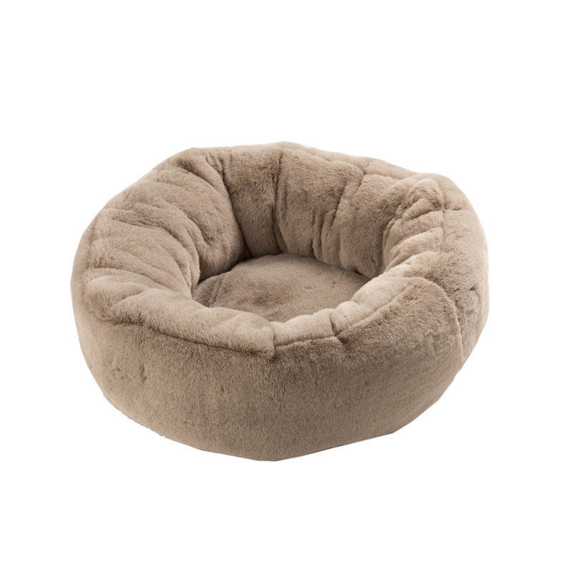 Jacoby Bolster Pet Bed, Light Grey