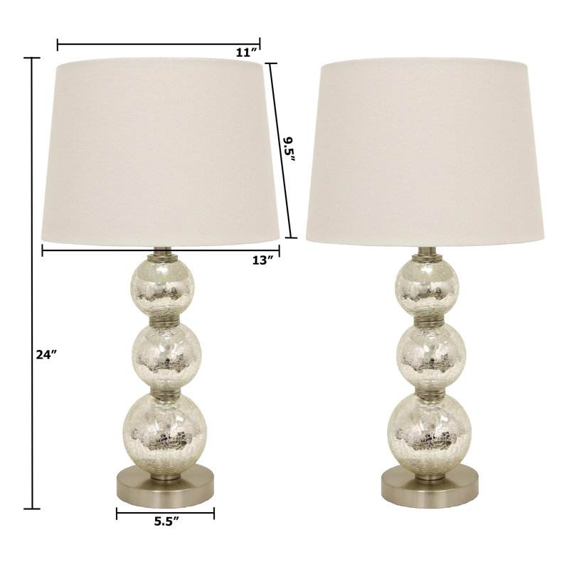 Karrin Mercury Glass Accent Table Lamp 