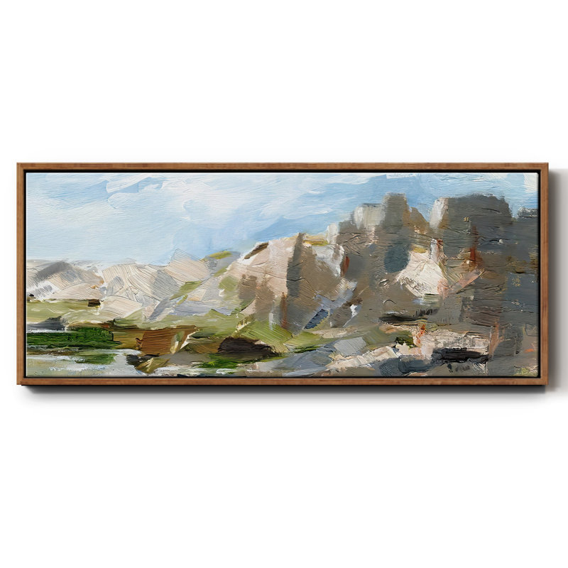 Western Cliff II - toile encadrée
