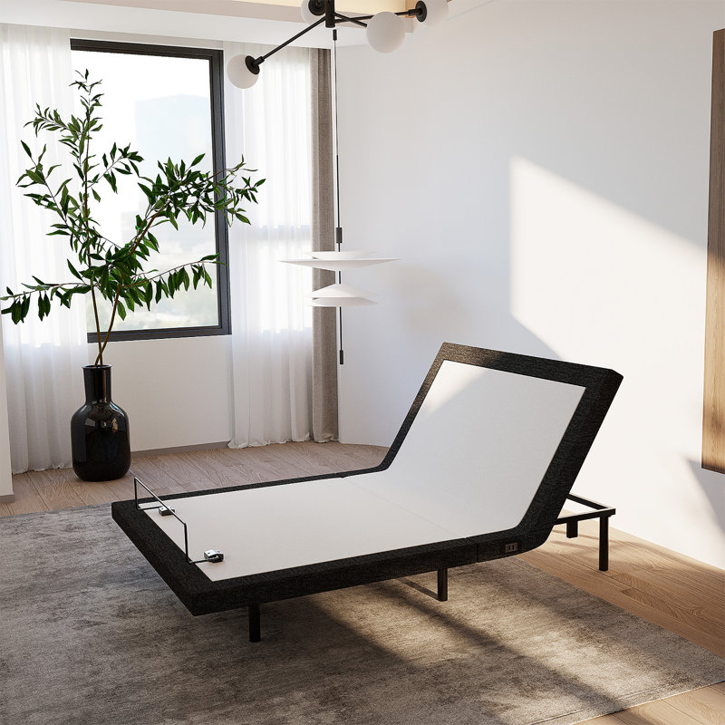 Emilion Queen Massaging Adjustable Bed with Remote Mattress Included