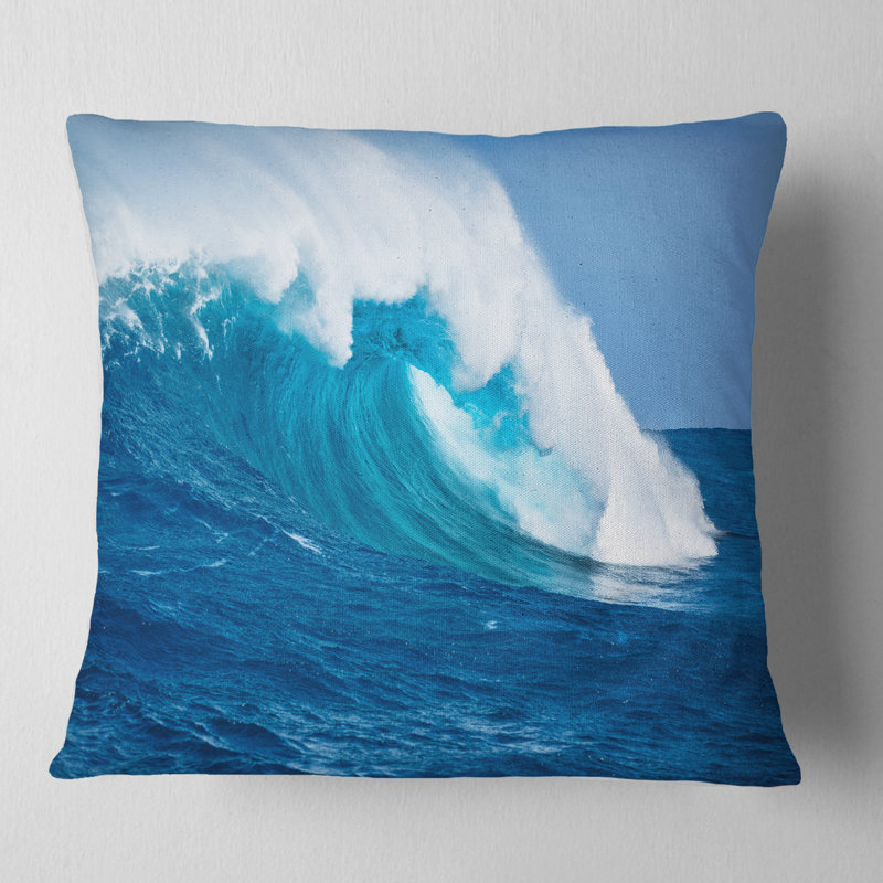 Coussin Sea Sea - Shore, Carré, 16 po x 16 po