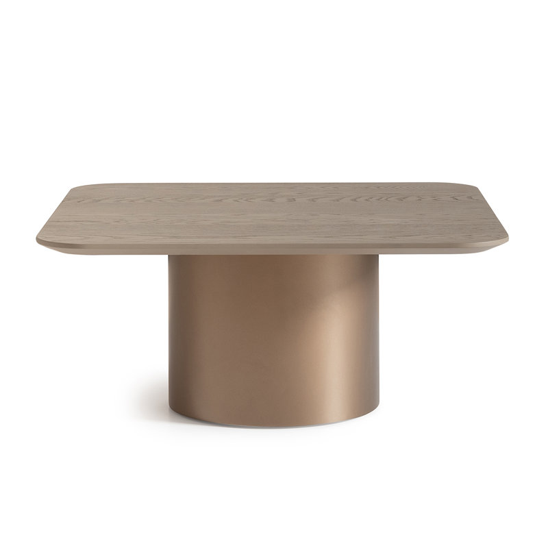 Grande table basse Canberra - Frêne clair, H 18 po x L 40,5 po x l 40,5 po