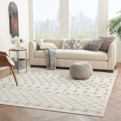 Tapis gris / beige Vigue