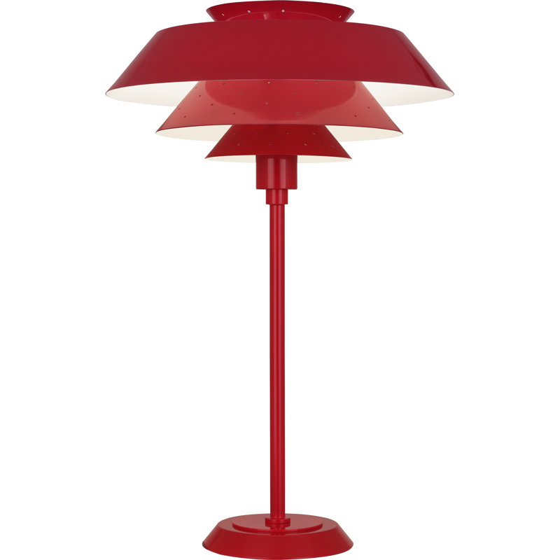 Pierce Table Lamp, Ruby Red
