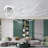 Kiotti Plastic LED Flush Mount LED Modern Ceiling Light Ceiling Lights Dimmable with Remote Control