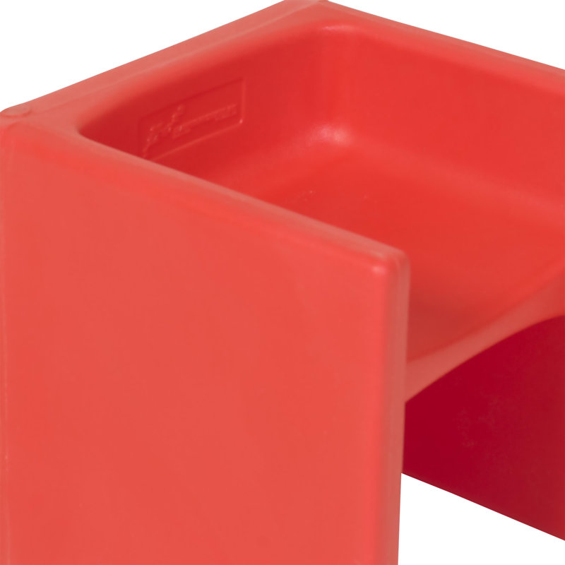 Cube Chair 3-in-1 Kids Desk/Activity, Red
