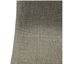 De 4 chaises de salle à manger modernes, recouvertes de lin avec un rembourrage de siège confortable et des pieds en métal pour la pièce (chaises grises, structure robuste à coussins décoratifs)-1078696497