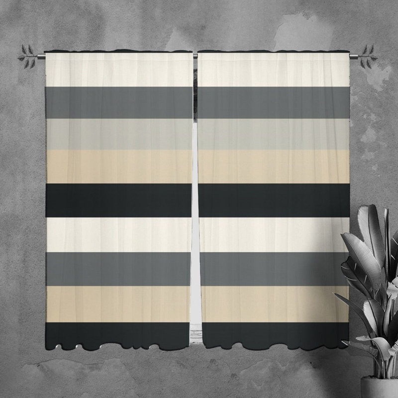 Paire de rideaux obscurcissant en polyester Vildor, L 20 po x L 82 po