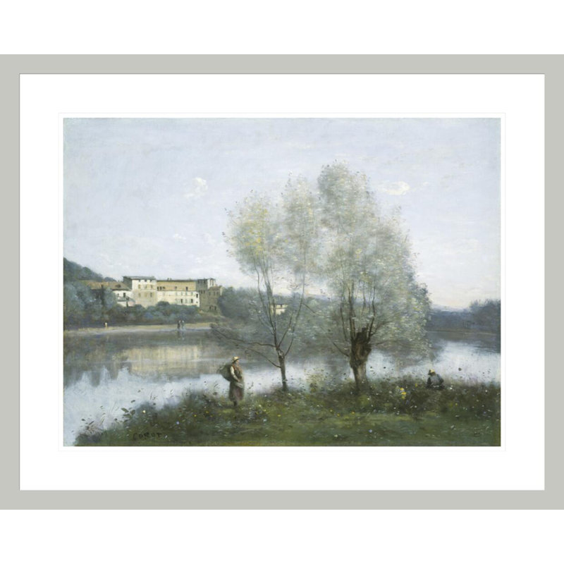 Ville-d'Avray par Jean-Baptiste-Camille Corot, H 23,5 po x l 29,12 po