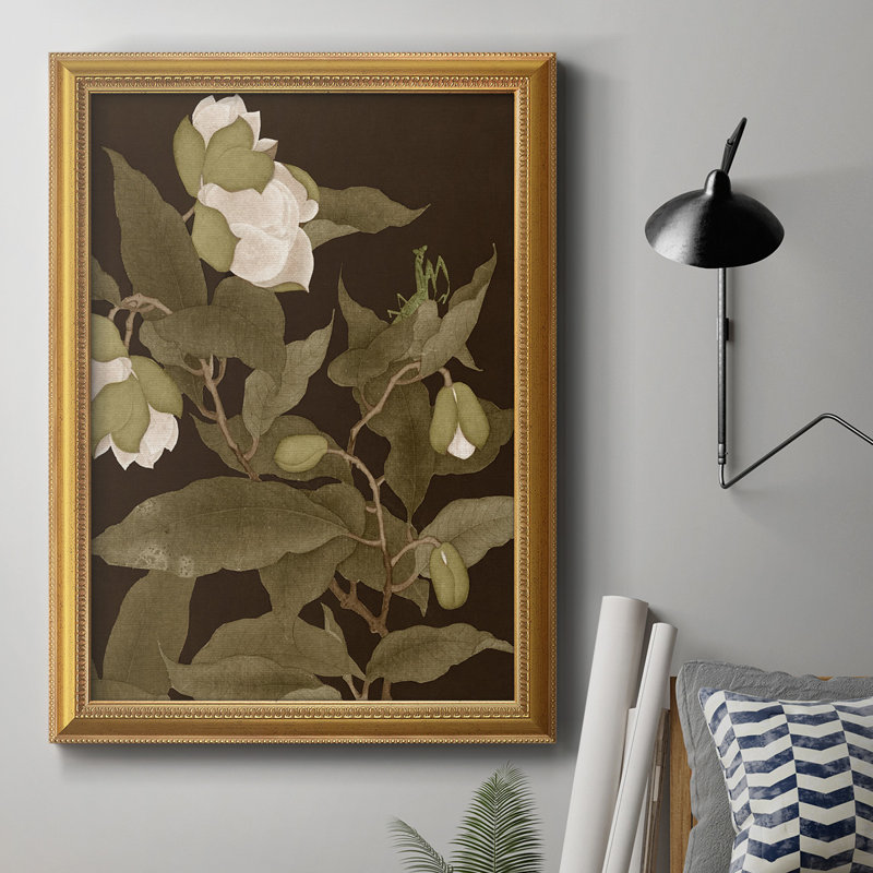 Asian Brocade I - reproduction d'art sur toile, H 20 po x l 16 po