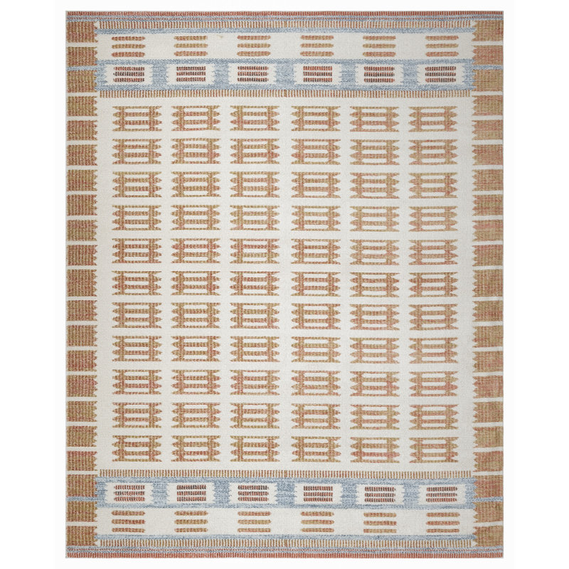 Marilo Power Loom Polyester Area Rug, Rectangle 8' x 10'