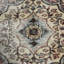 Tapis en laine 60,2 x 105,5 pouces, patchwork traditionnel brun