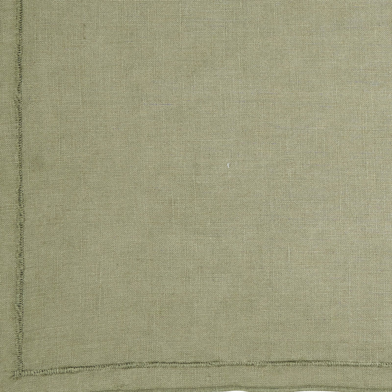 Napperon Stonewashed Overlock Edge (ensemble de 4), Vert olive
