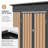 Compact Brown Metal Shed