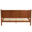 Structure de lit très grand Mid-Century en bois massif | Dash de mobilier-132036981