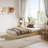 Twin Solid Wood Platform Bed Frame, Easy Assembly Space Saving