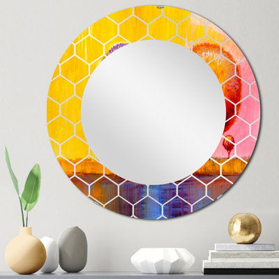 Autumn Fantasy Trees I - Miroir mural moderne