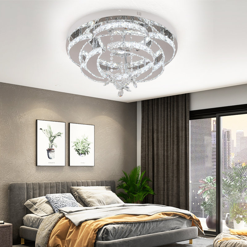 8 - Light Crystal LED Chandelier
