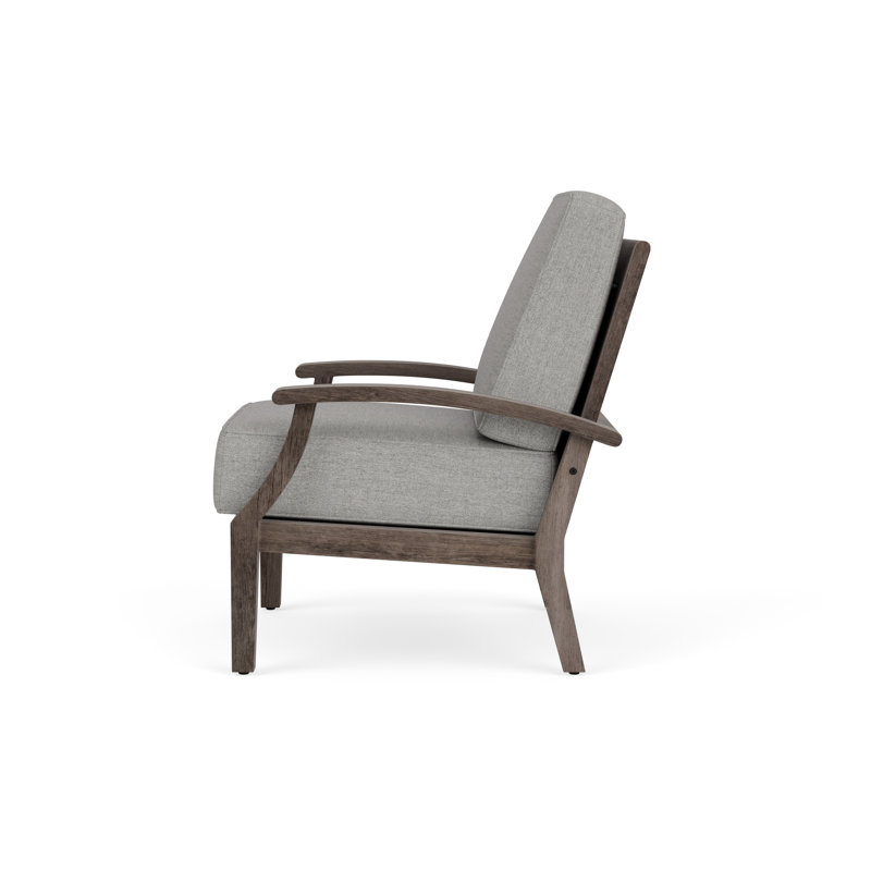 Frontier Outdoor Lounge Chair, Demo Stone, Charcoal