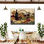 Impression sur toile Tuscan Evening Wine Crop-595468432