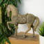 Jayden HORSE 39cm Carved Wood Effect