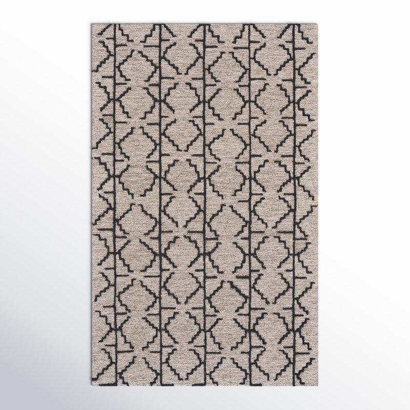 Tapis en laine Carlette, Rectangle de 5 pi x 8 pi