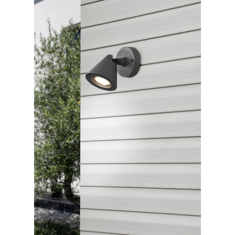 Erene Anthracite GU10 Wall Lantern