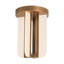 Anders 8-in Black dimmable LED Semi-Flush Mount-138735669
