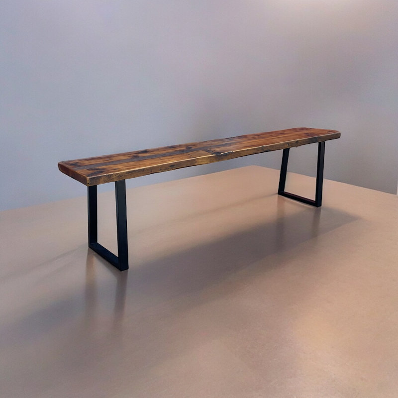 Banc trapézoïdal Timberland, Brun, H 22 po x l 96 po x P 18 po