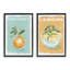 Ensemble de cadres flottants 2 pièces Citrus Twist Motif, design par Chad Barrett-659874954-659875062