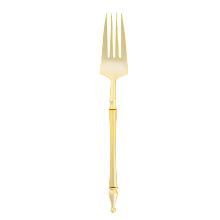 Muchuan Flatware Plastic Gold Dinner Forks