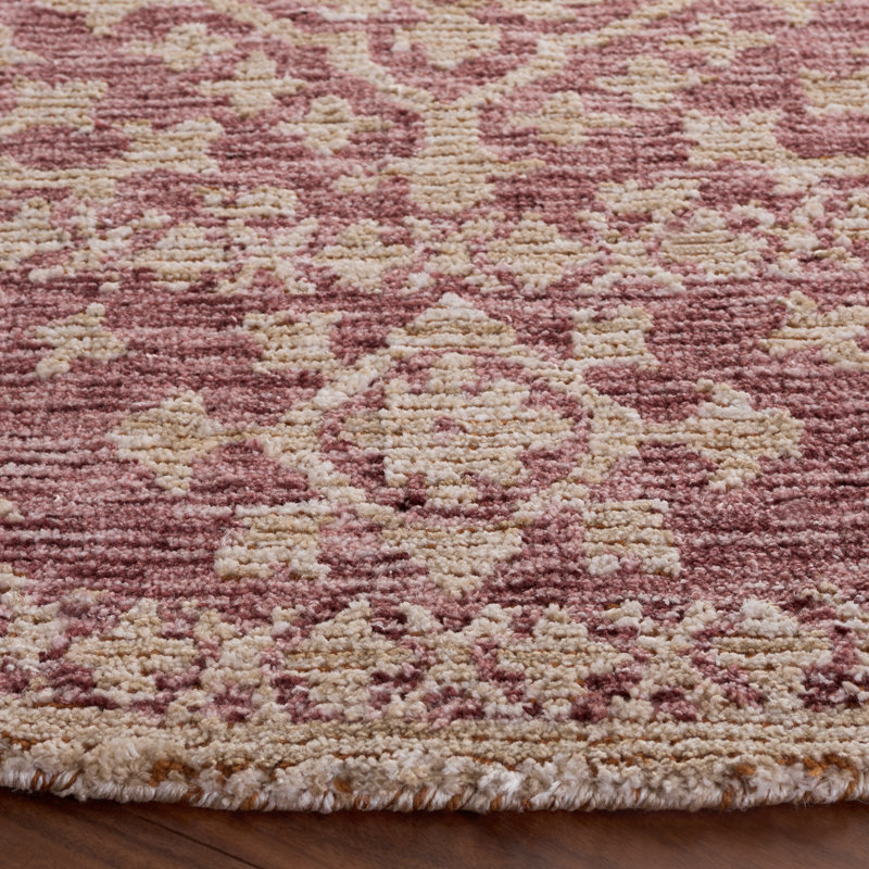 Audrey 301 Hand Tufted Performance Damask Rug, Round 6'