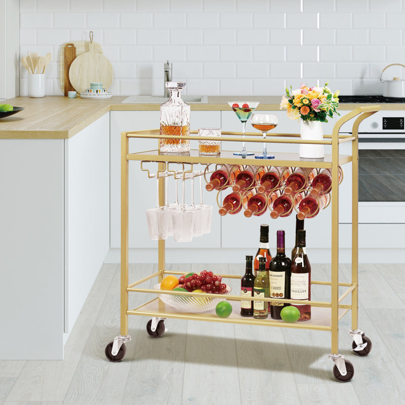 Xara Metal Bar Cart