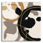  «Coffee Stained 1» par Alonzo Saunders, art mural en verre acrylique, 12 po x 12 po