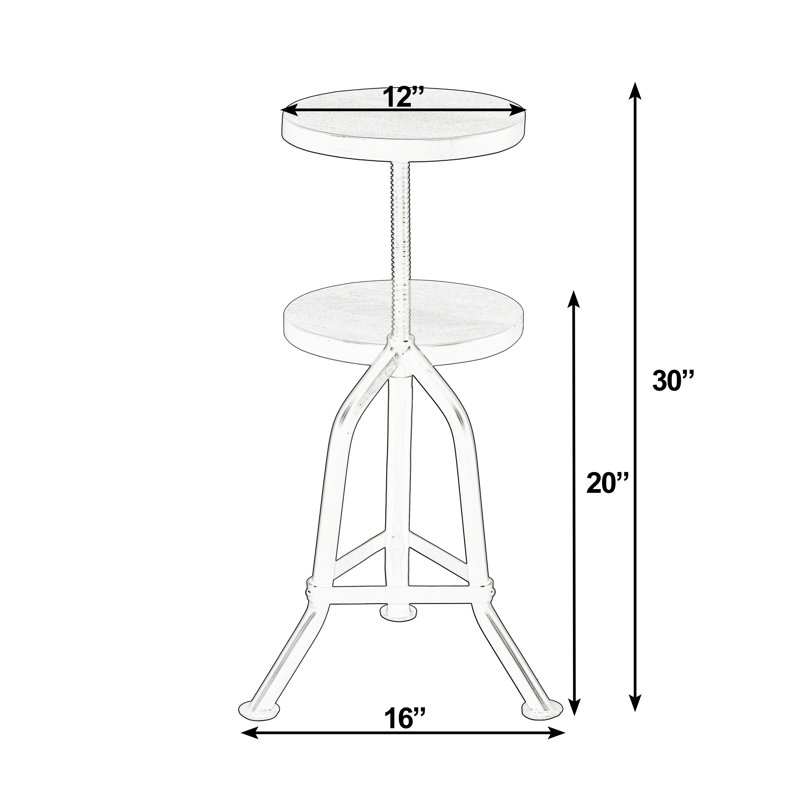 Fullerton Round Swivel 26" Counter Stool