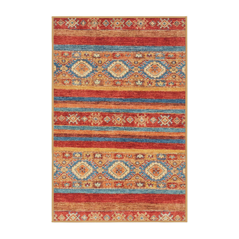 Abstract Indoor Rug, Rectangle 5' x 7'